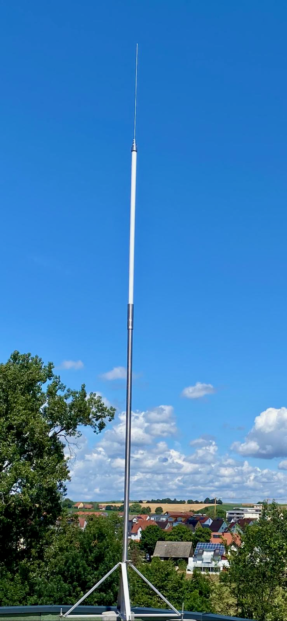 Auffangstange isoliert